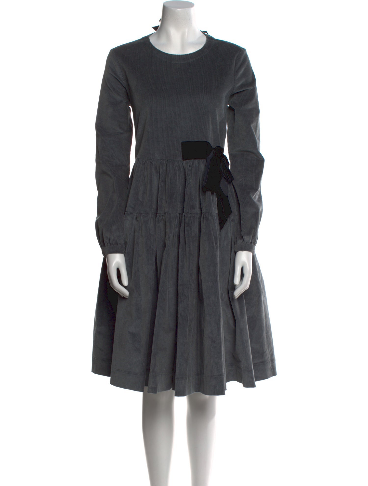 Molly Goddard Crew Neck Knee-Length Dress