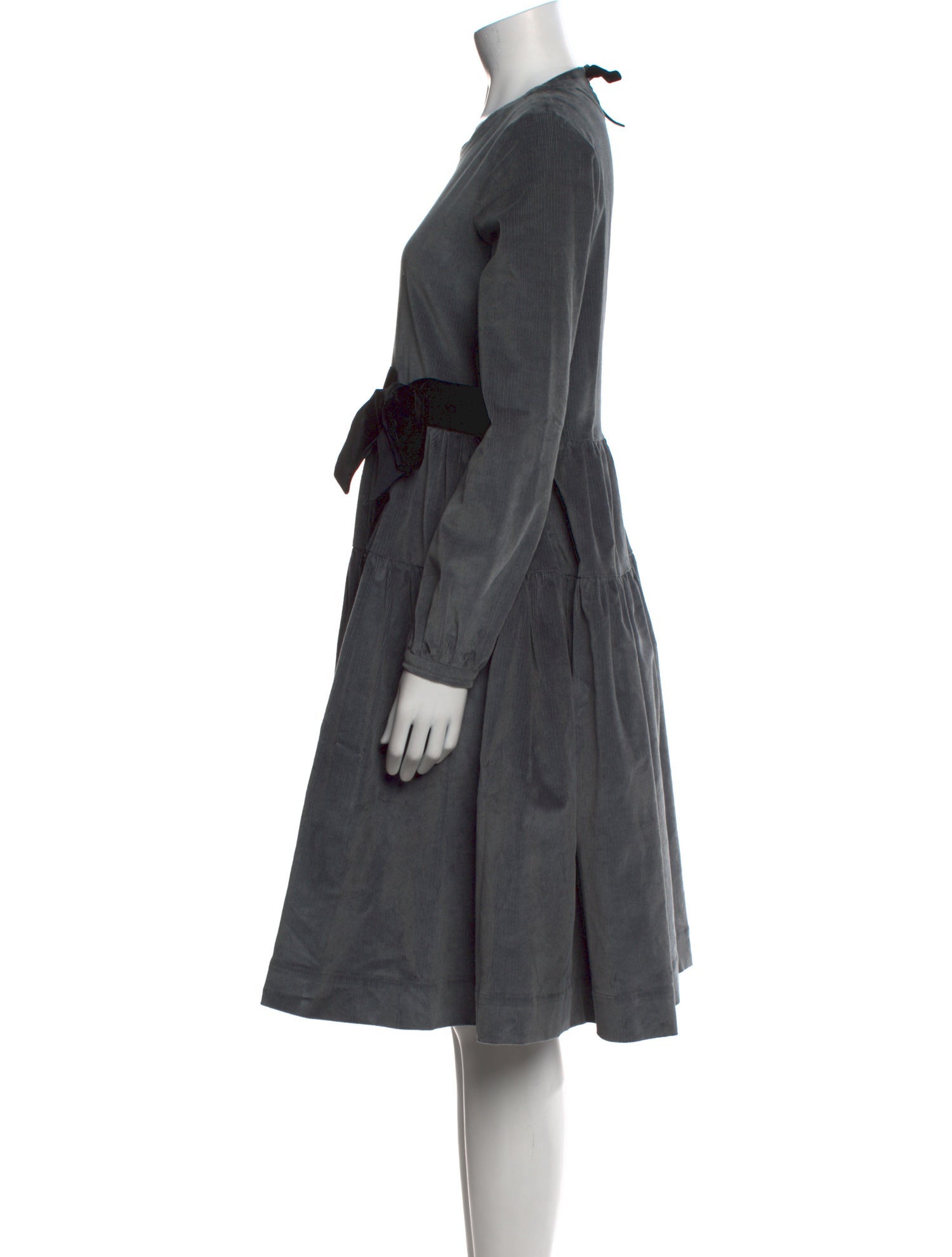 Molly Goddard Crew Neck Knee-Length Dress