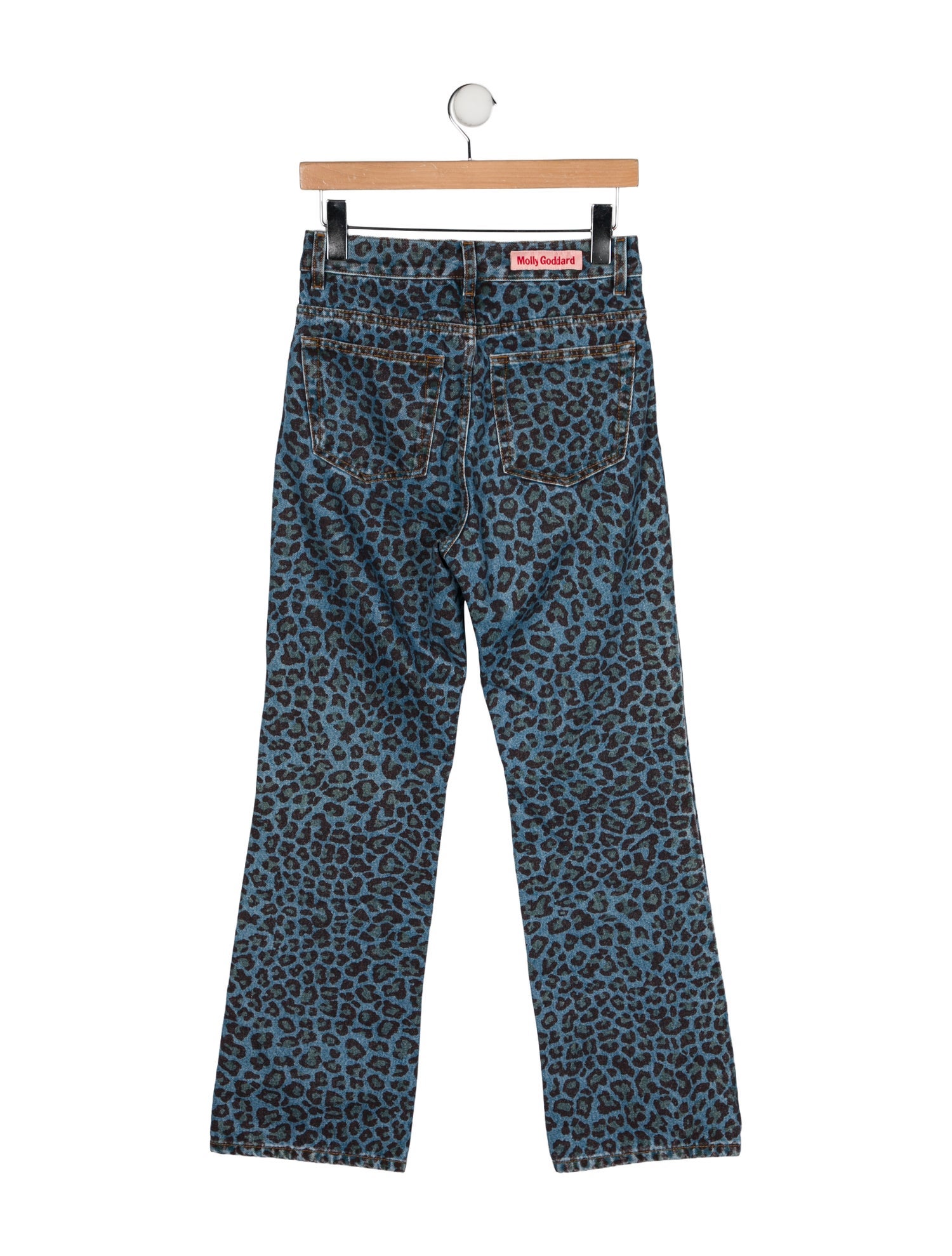 Molly Goddard Mid-Rise Wide Leg Jeans