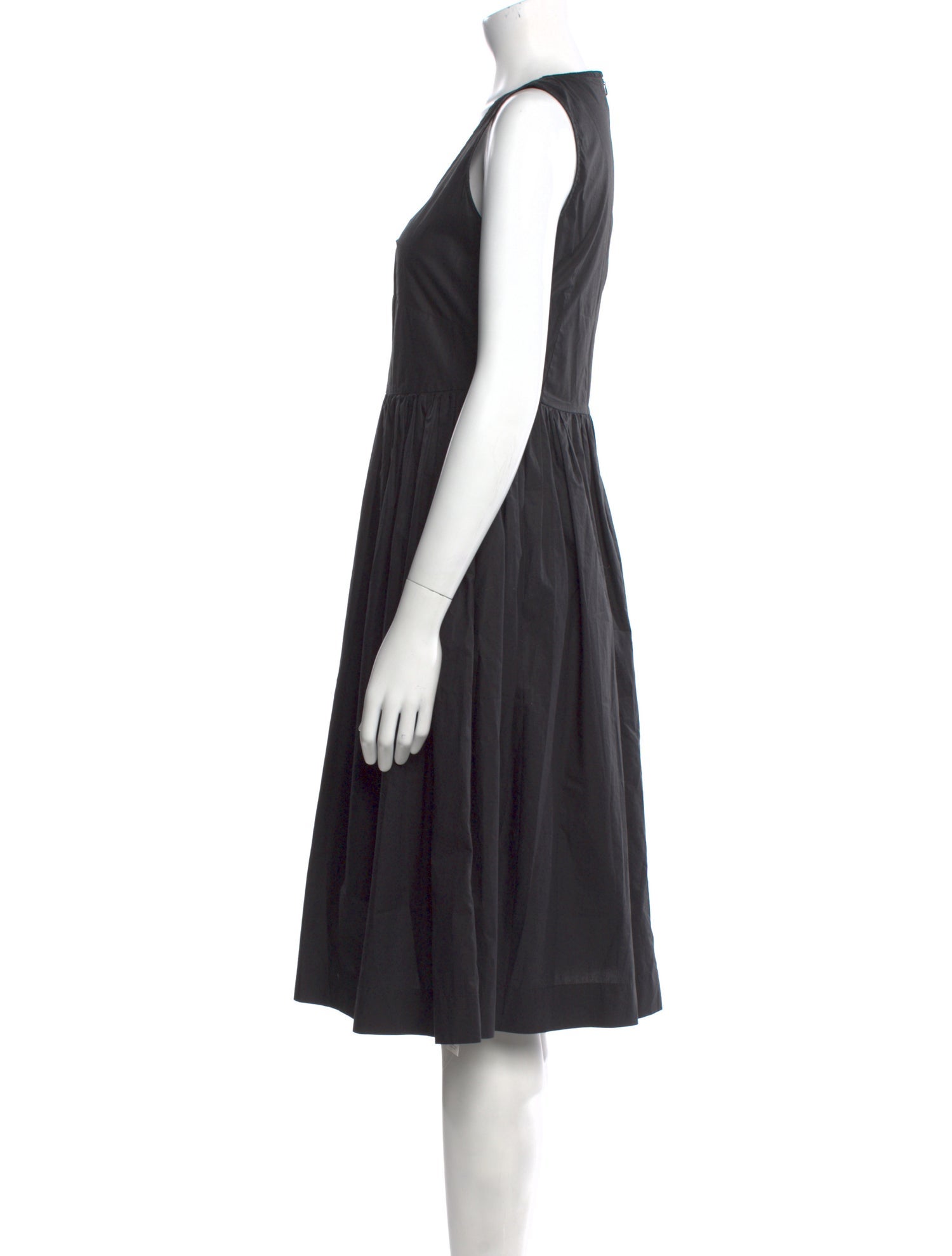 Molly Goddard V-Neck Midi Length Dress