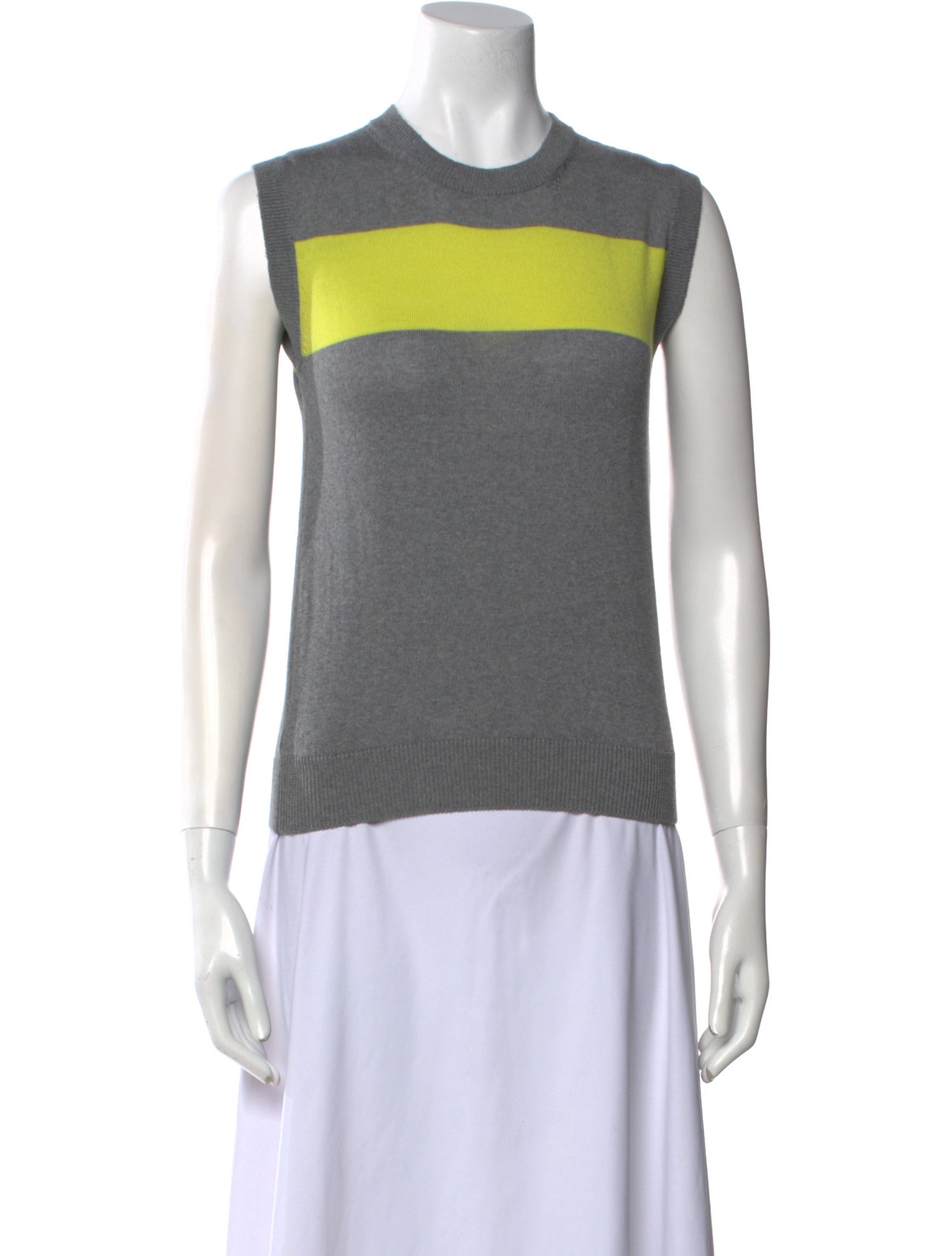 Molly Goddard Merino Wool Colorblock Pattern Sweater