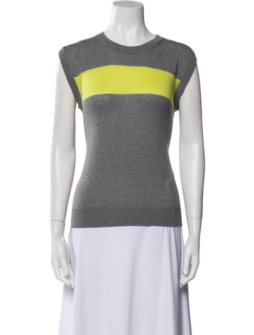 Molly Goddard Merino Wool Colorblock Pattern Top