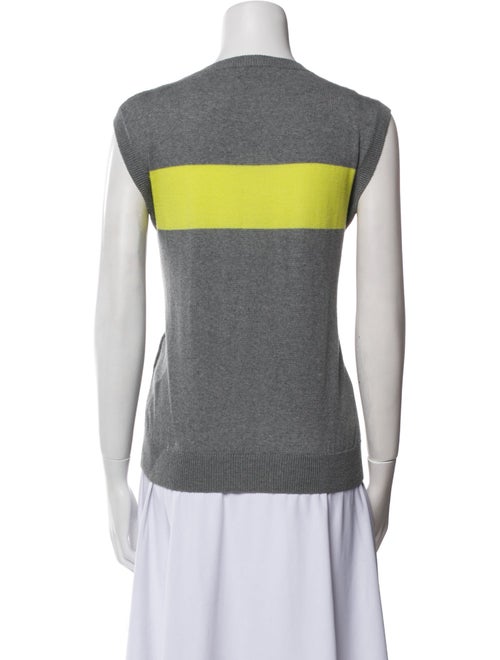 Molly Goddard Merino Wool Colorblock Pattern Top