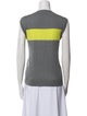 Molly Goddard Merino Wool Colorblock Pattern Top