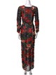 Molly Goddard Printed Long Dress