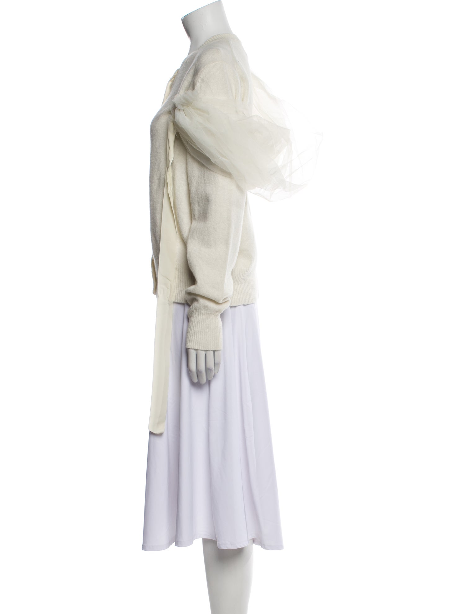 Molly Goddard Lambswool Crew Neck Sweater w/ Tags