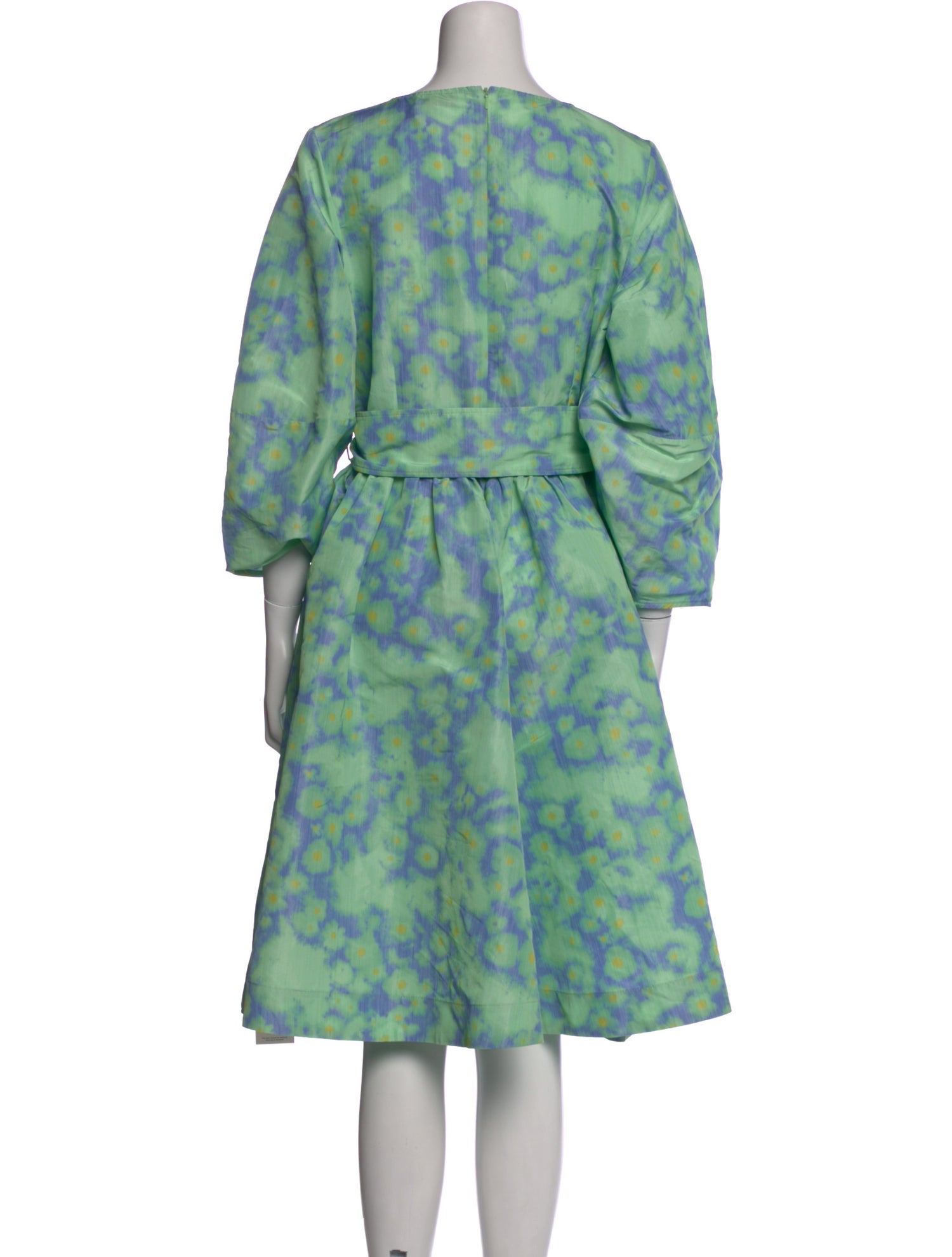 Molly Goddard Floral Print Knee-Length Dress