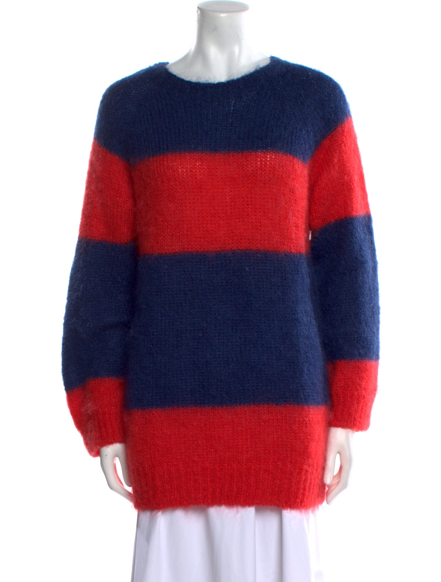 Molly Goddard Mohair Striped Sweater