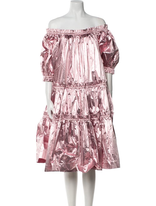 Molly Goddard Nylon Midi Length Dress