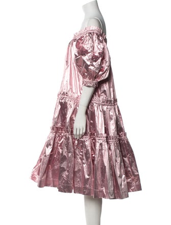 Molly Goddard Nylon Midi Length Dress