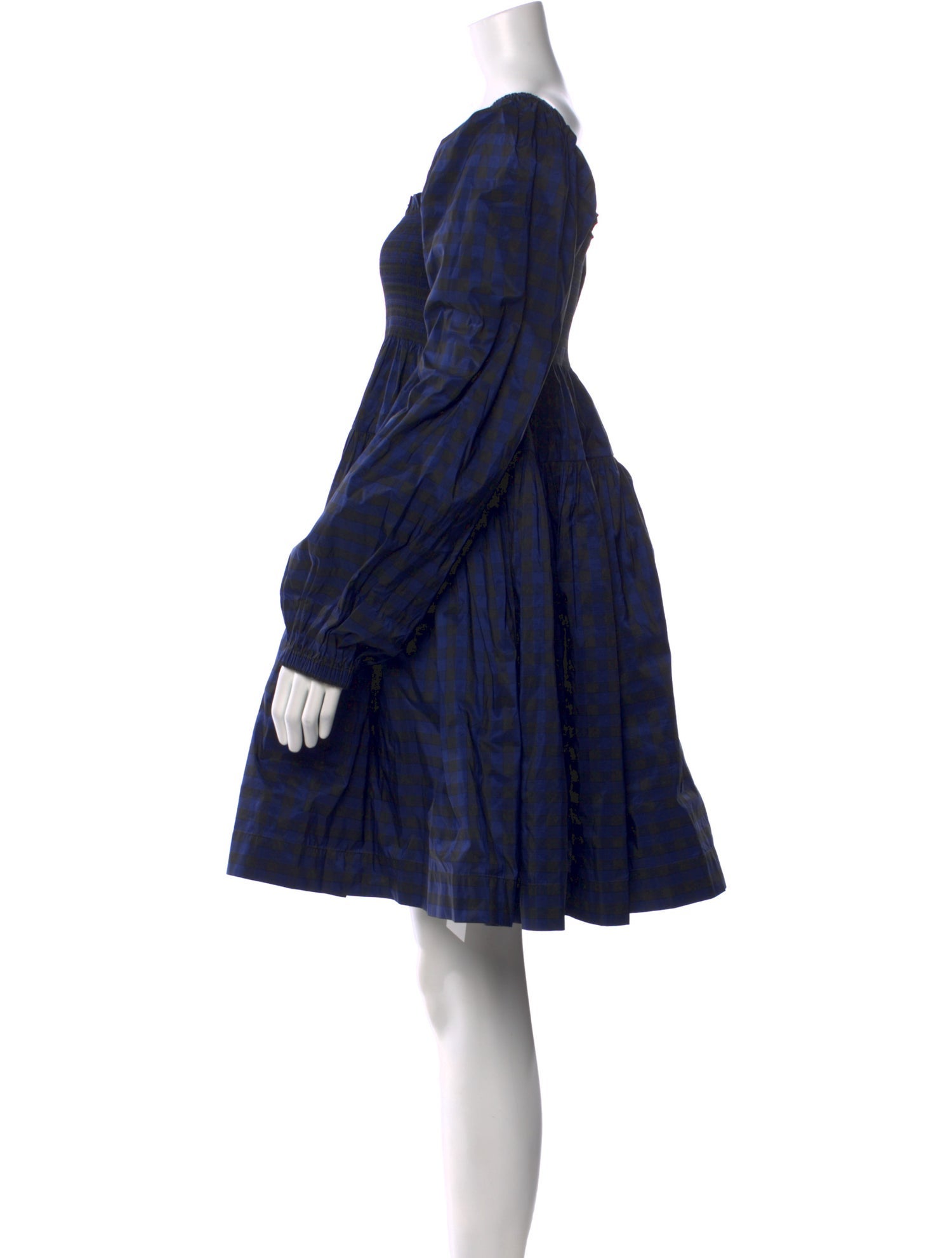 Molly Goddard Square Neckline Mini Dress