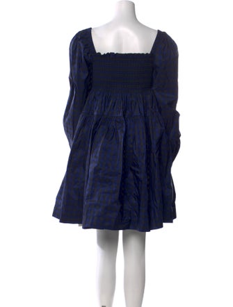 Molly Goddard Square Neckline Mini Dress