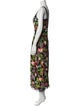 Molly Goddard Floral Print Long Dress