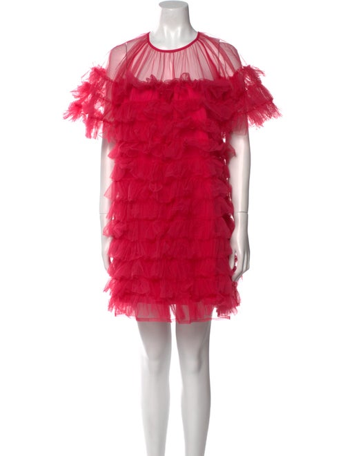 Molly Goddard Crew Neck Mini Dress