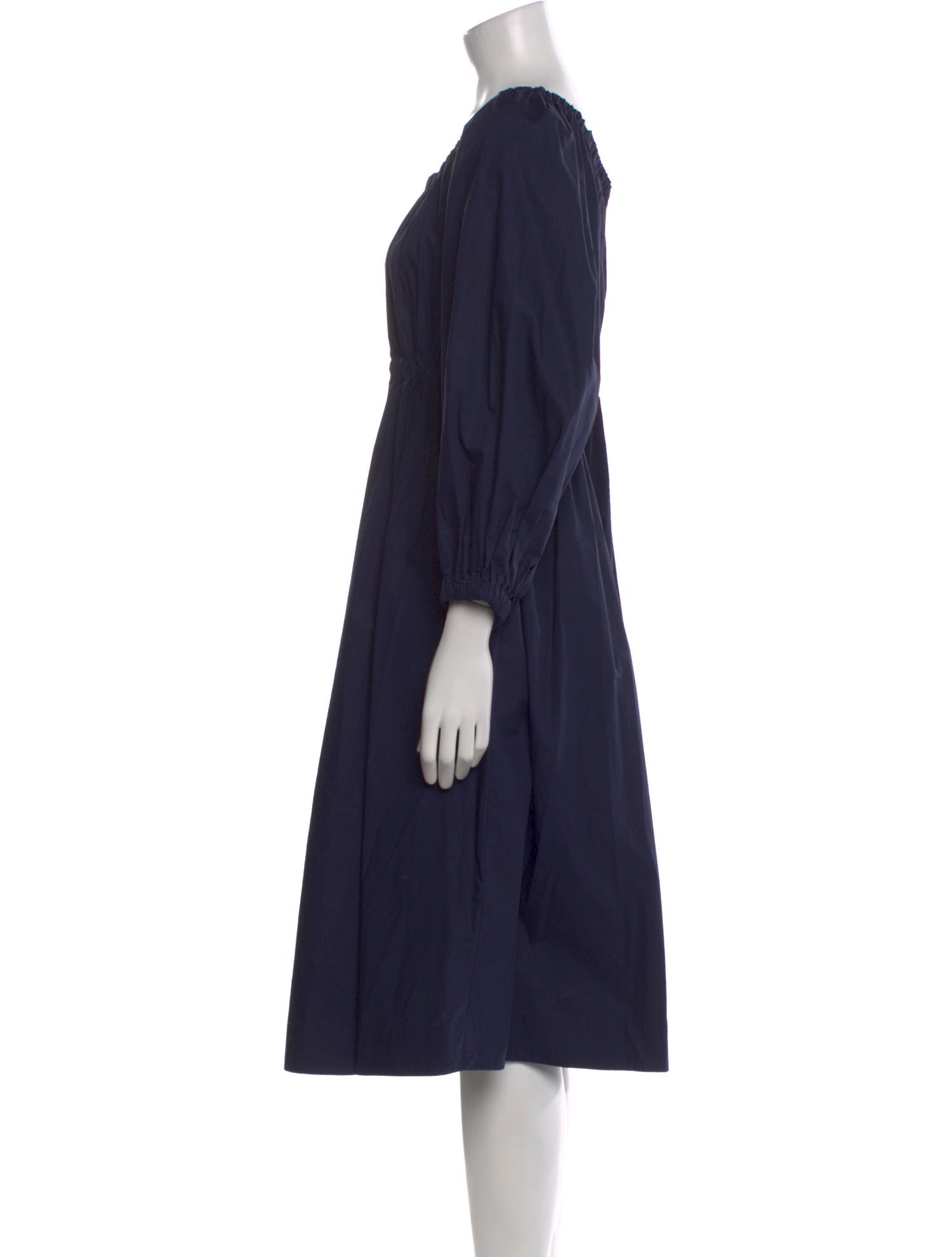 Molly Goddard Square Neckline Midi Length Dress