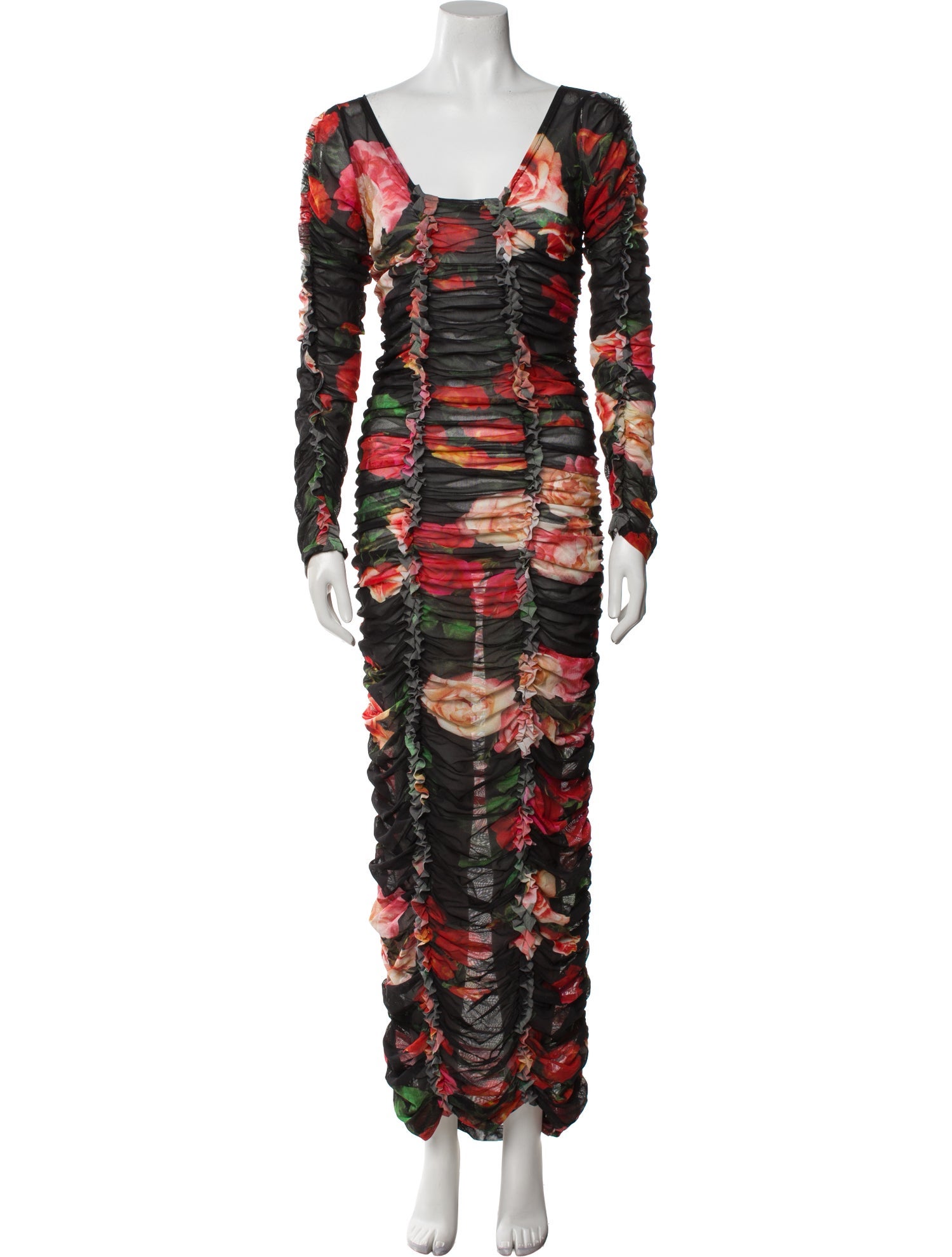 Molly Goddard Printed Long Dress
