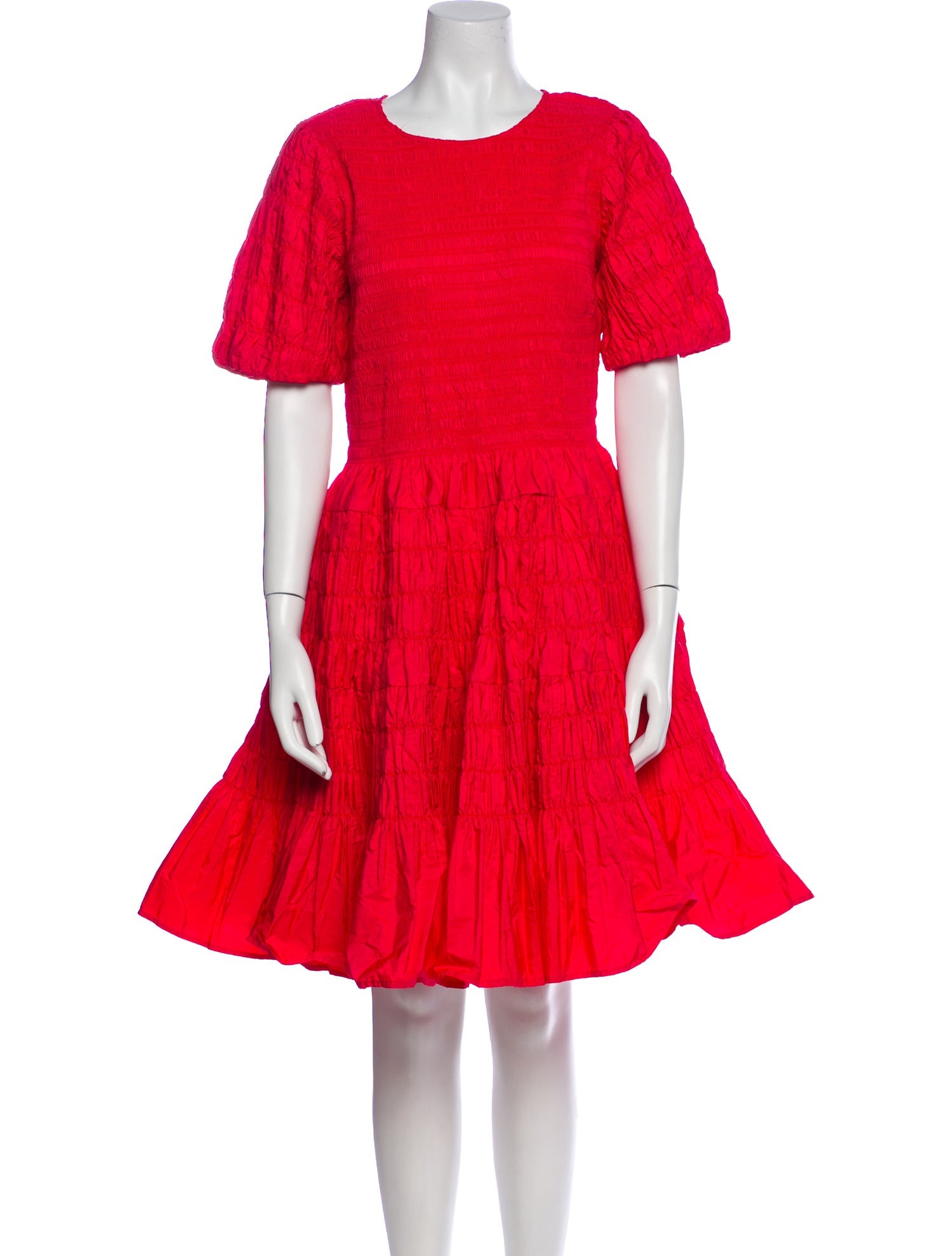 Molly Goddard Scoop Neck Knee-Length Dress