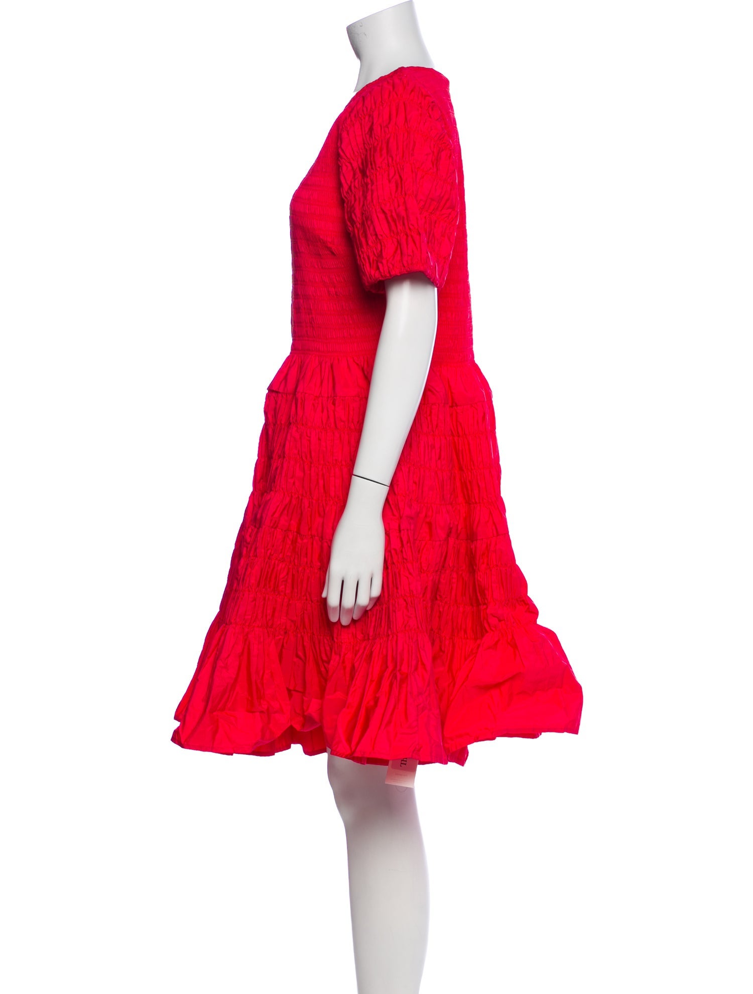 Molly Goddard Scoop Neck Knee-Length Dress