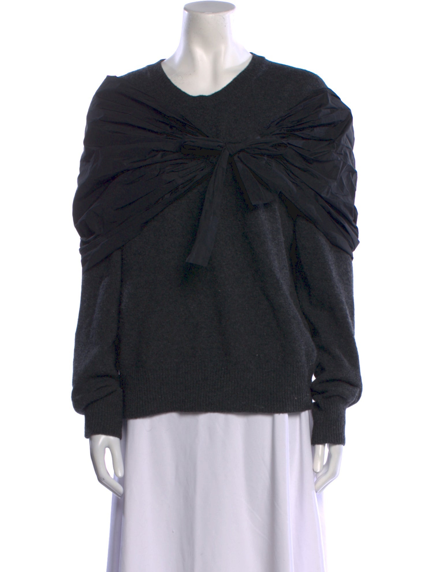 Molly Goddard Lambswool Crew Neck Sweater