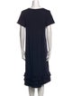 Molly Goddard Bateau Neckline Knee-Length Dress
