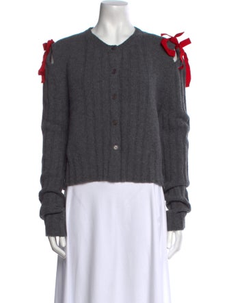 Molly Goddard Lambswool Scoop Neck Sweater