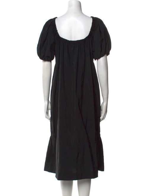 Molly Goddard Bateau Neckline Midi Length Dress