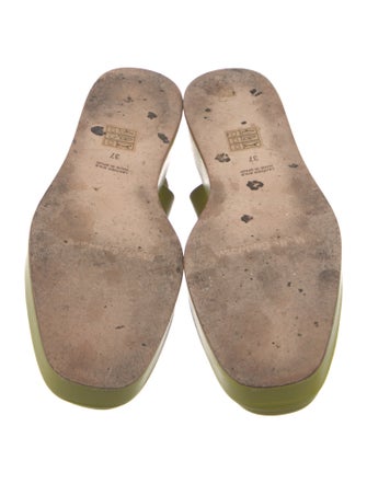 Molly Goddard Leather Slingback Pumps