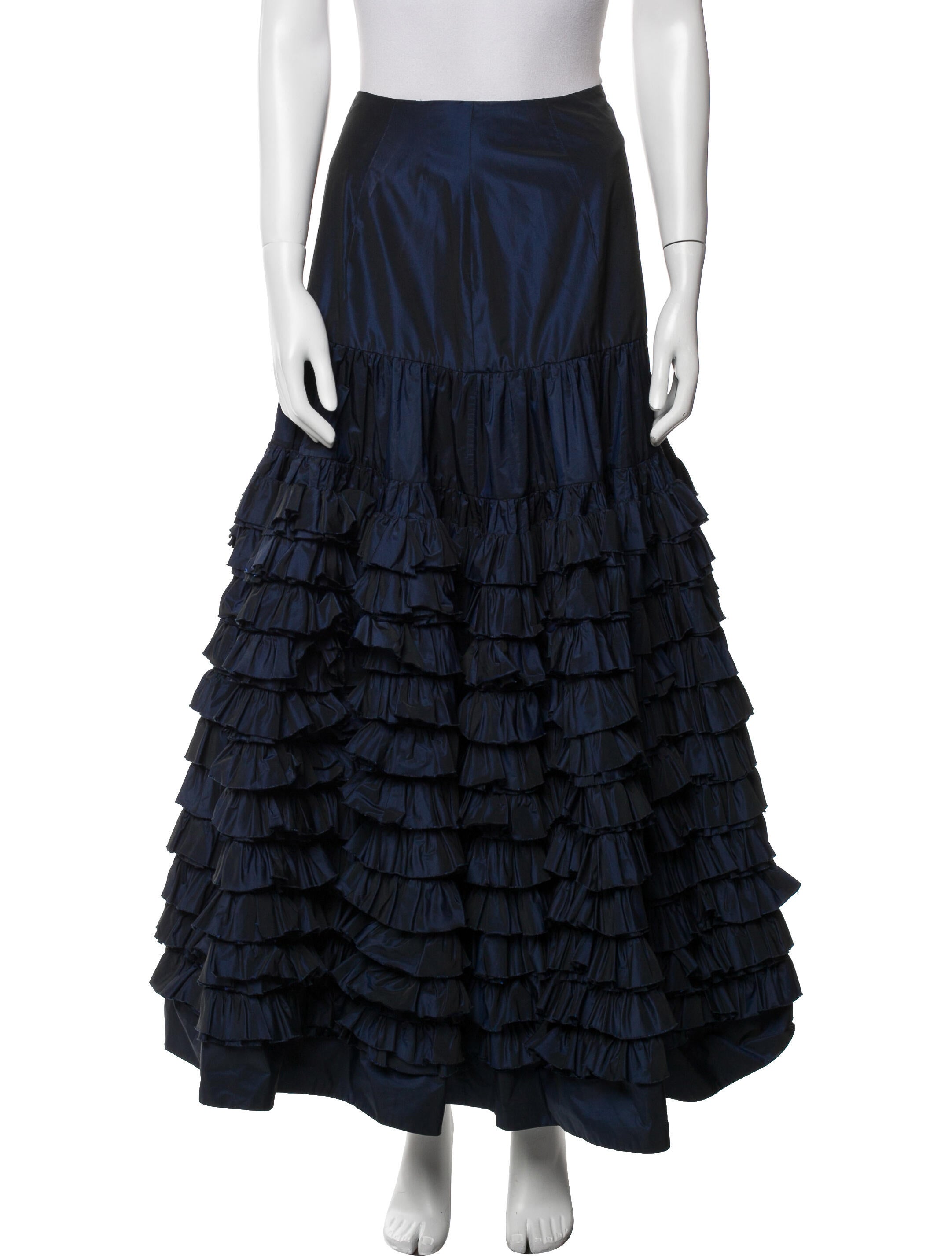 Molly Goddard Ruffle Embellishment Long Skirt