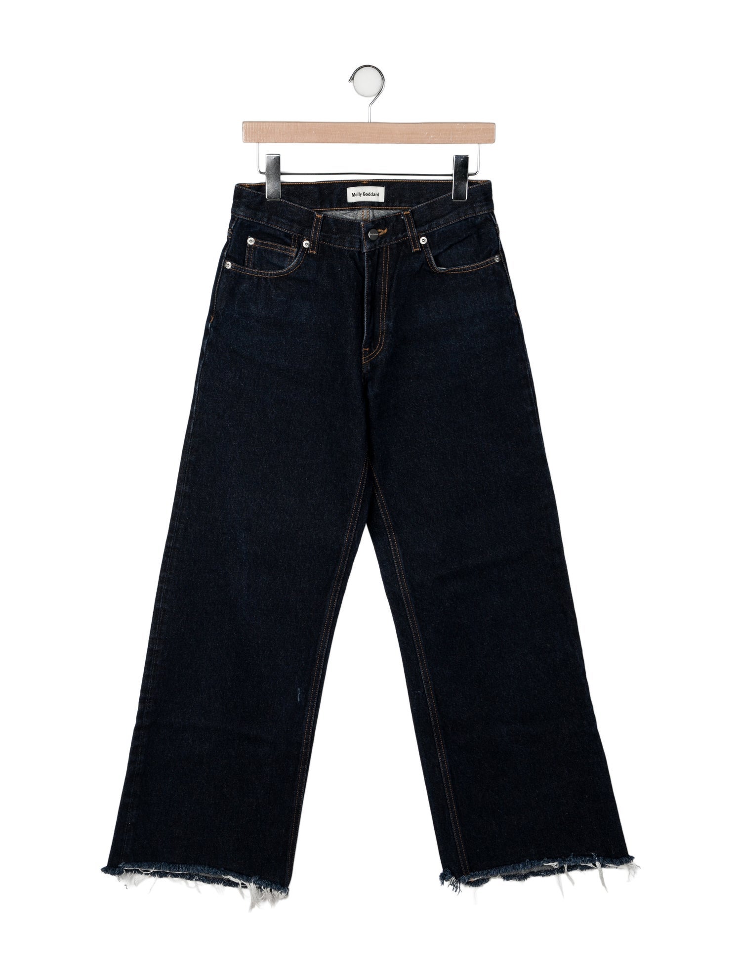 Molly Goddard Mid-Rise Wide Leg Jeans