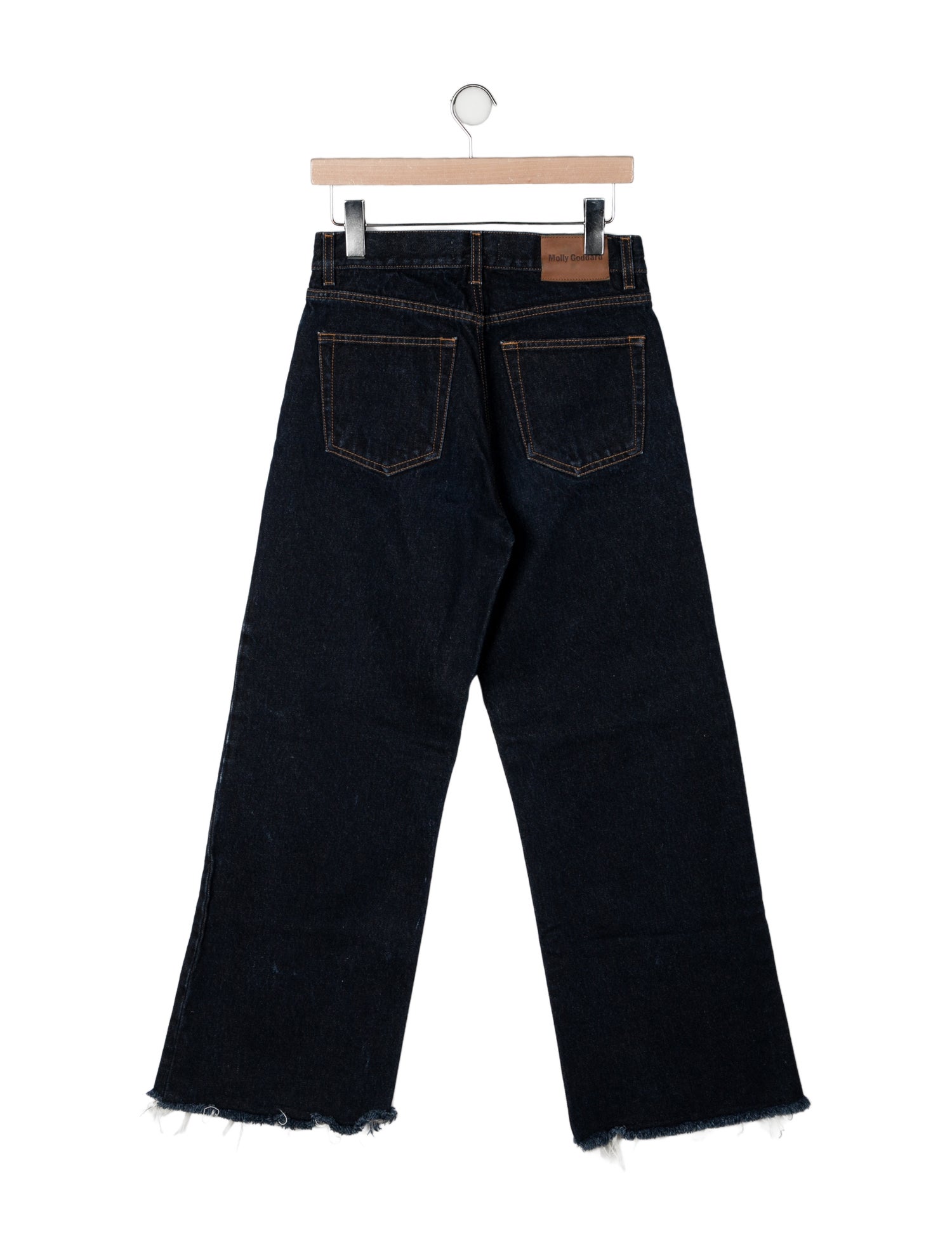 Molly Goddard Mid-Rise Wide Leg Jeans