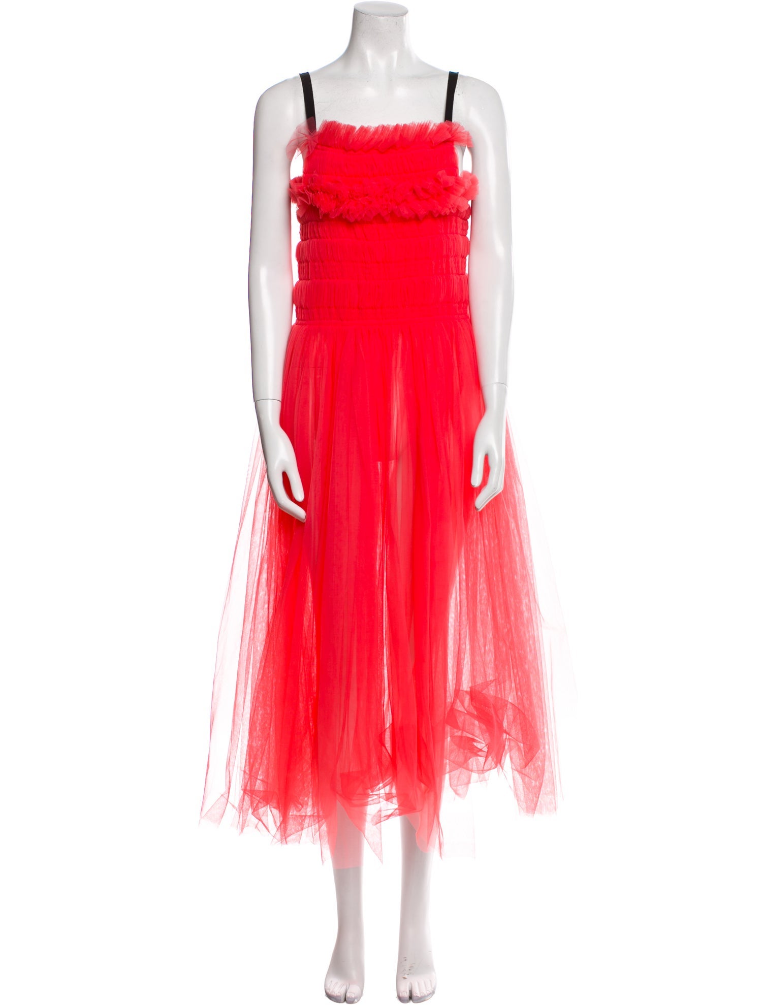 Molly Goddard Nylon Long Dress