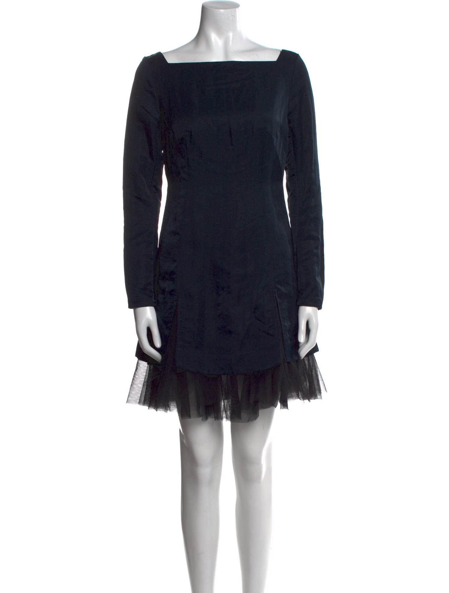 Molly Goddard Square Neckline Mini Dress