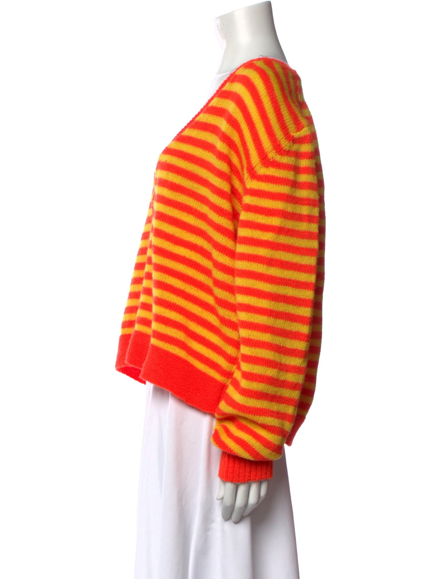 Molly Goddard Lambswool Striped Sweater w/ Tags