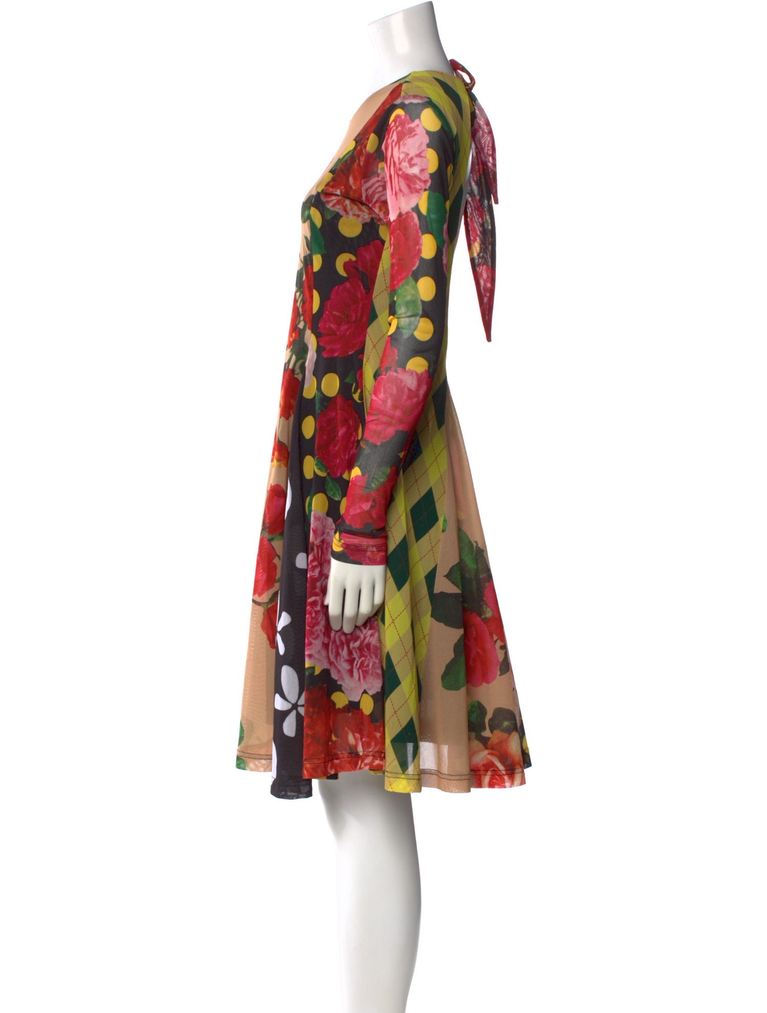 Molly Goddard Floral Print Mini Dress