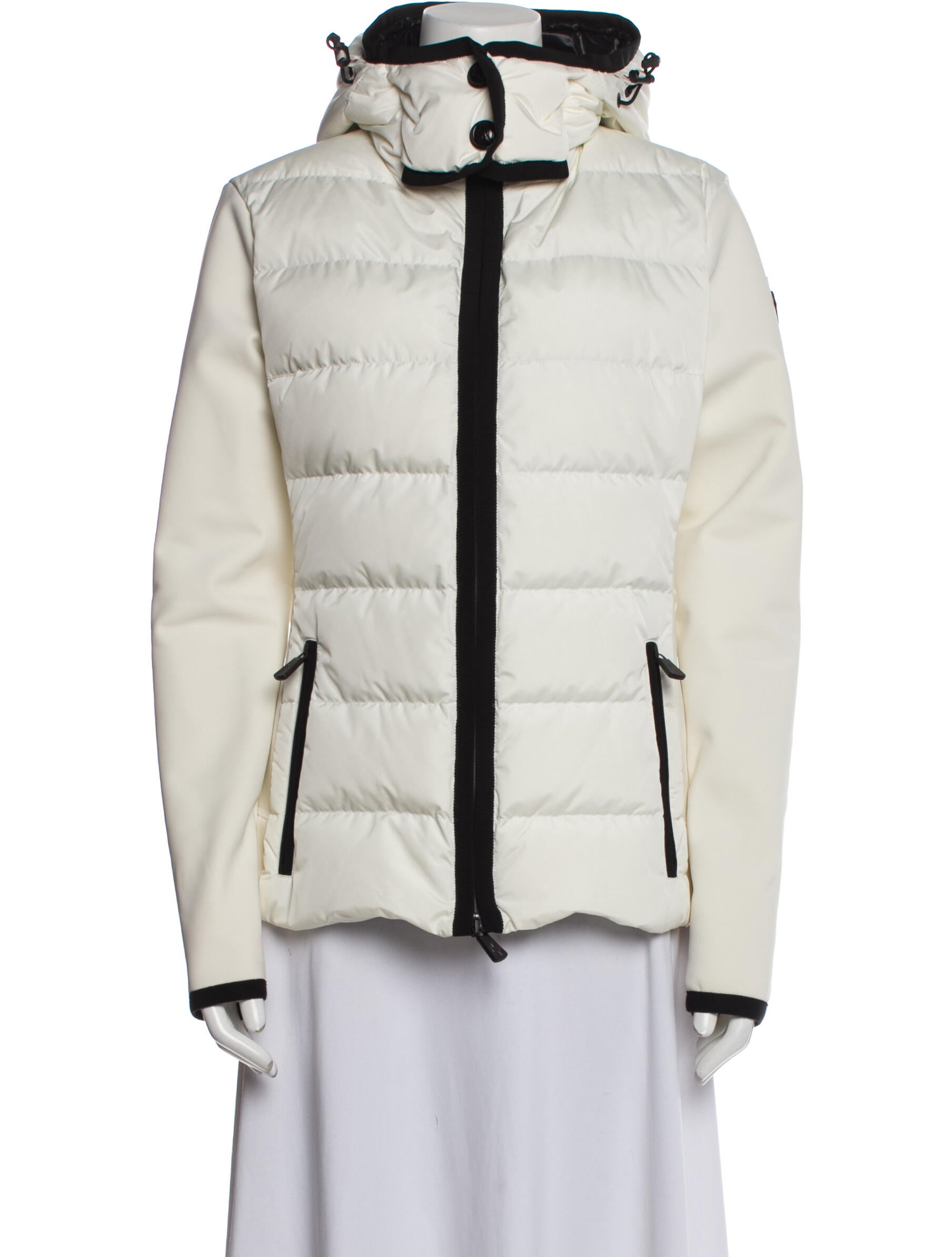Moncler Grenoble Down Coat White Coats, Clothing MGREN22072 The