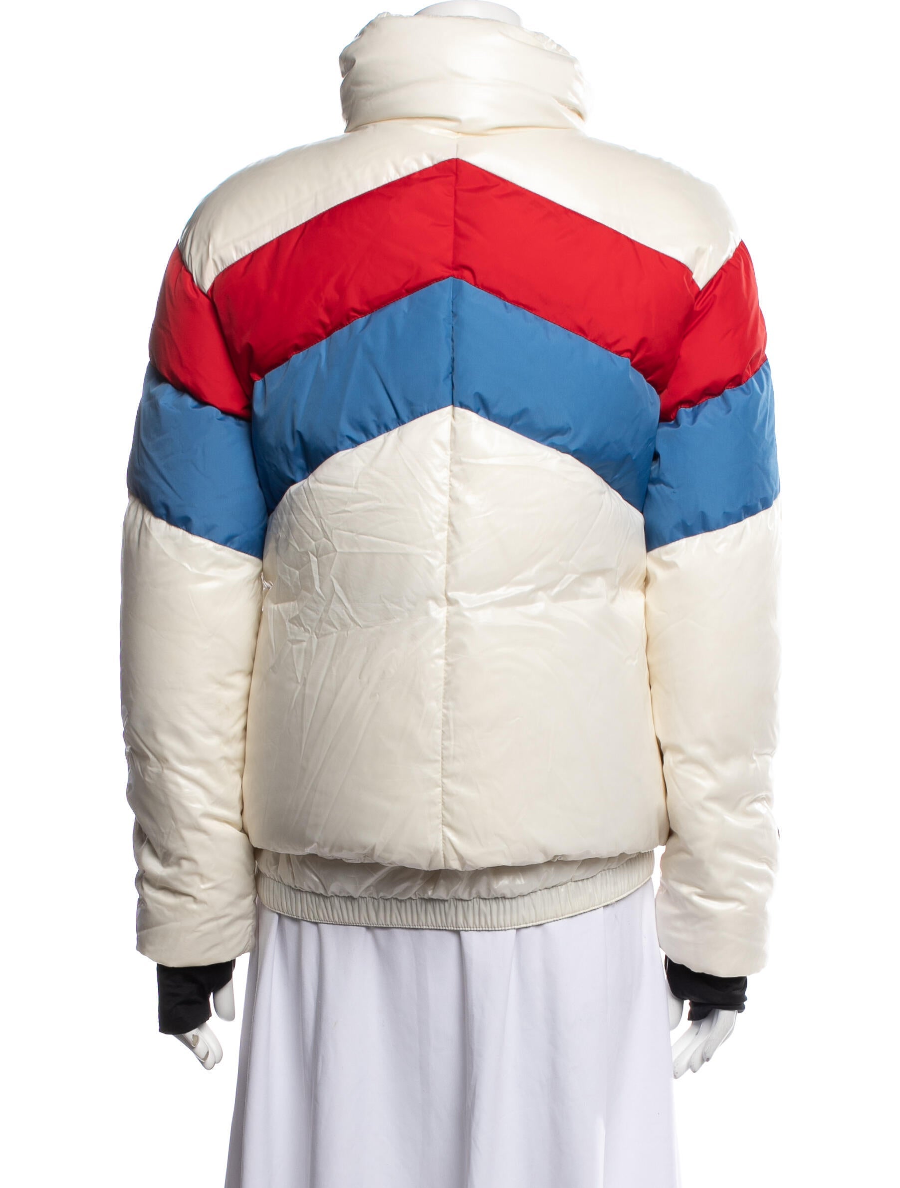 Moncler Grenoble Striped Down Jacket