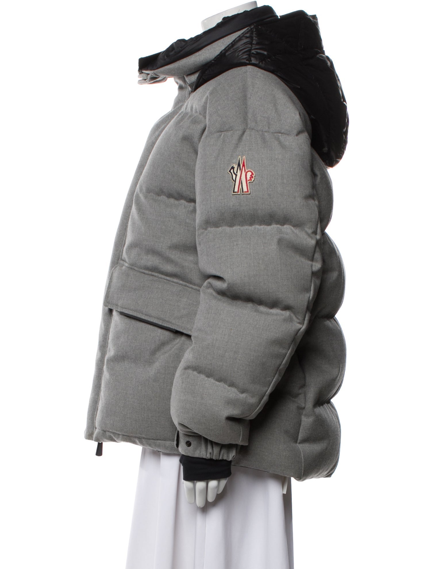 Moncler Grenoble Virgin Wool Down Coat