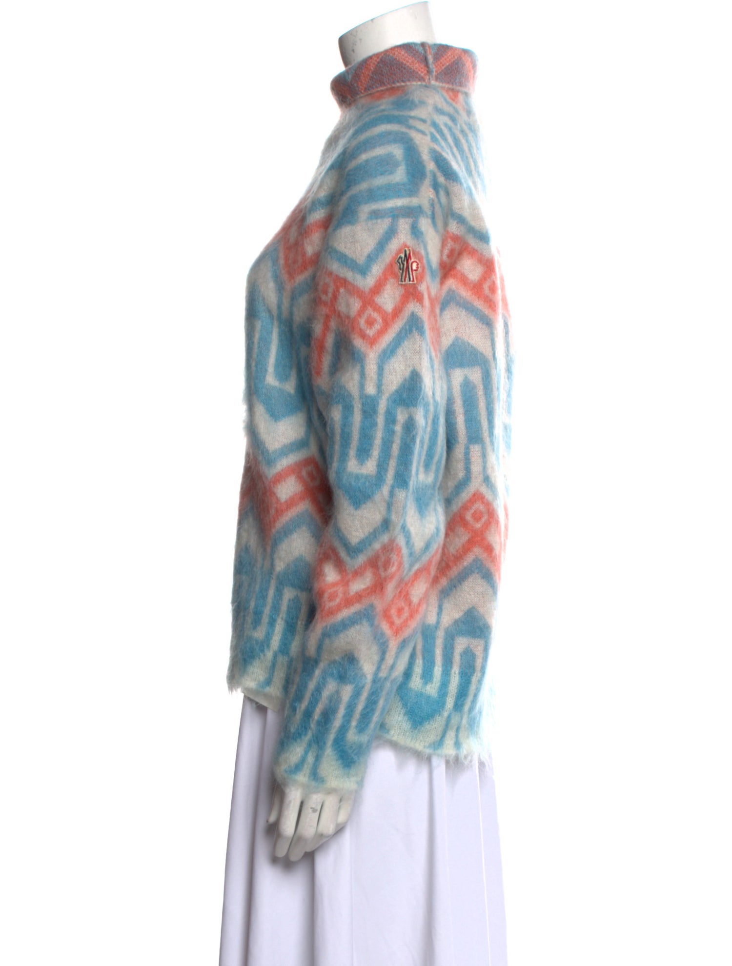 Moncler Grenoble Mohair Printed Sweater