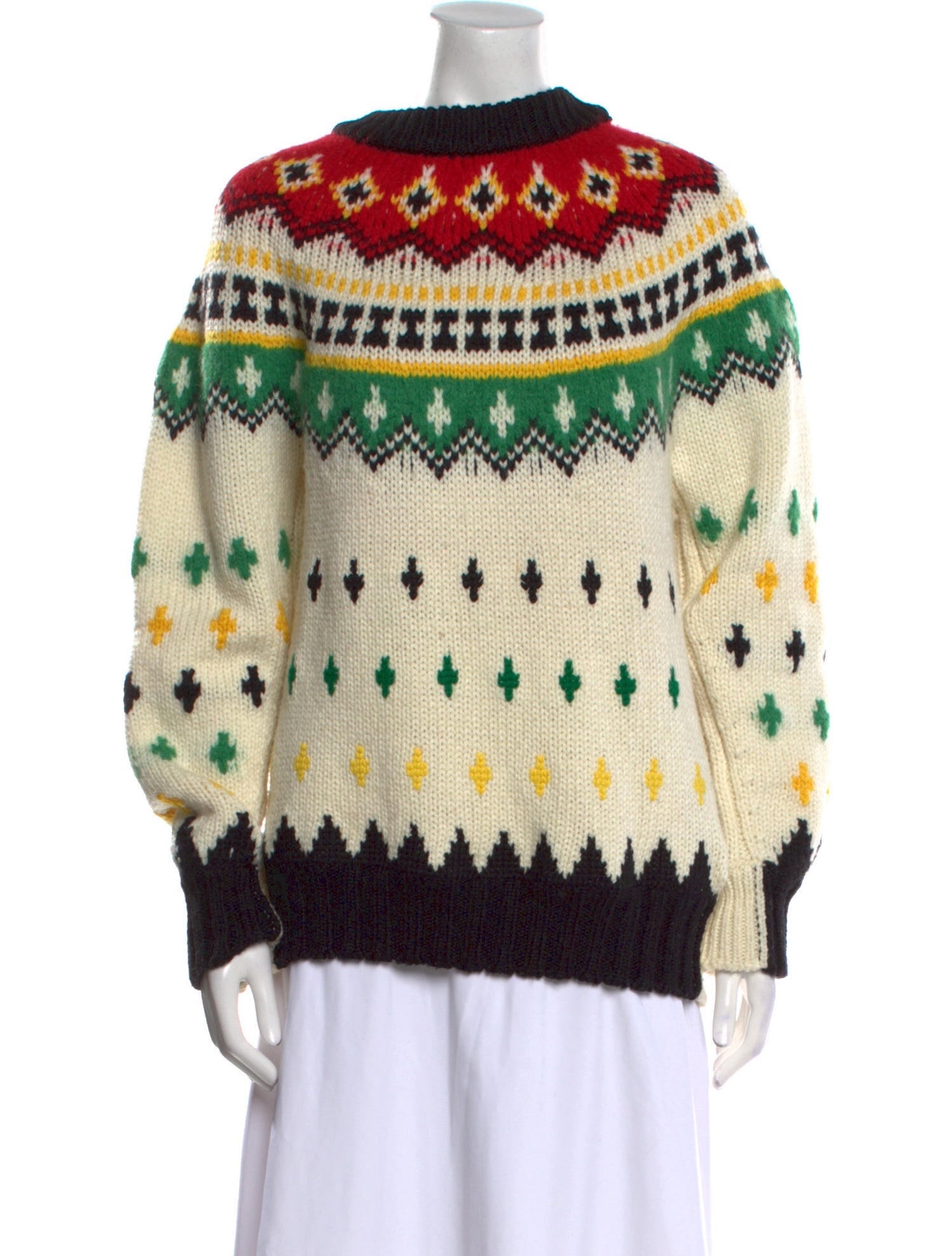 Moncler Grenoble Virgin Wool Printed Sweater