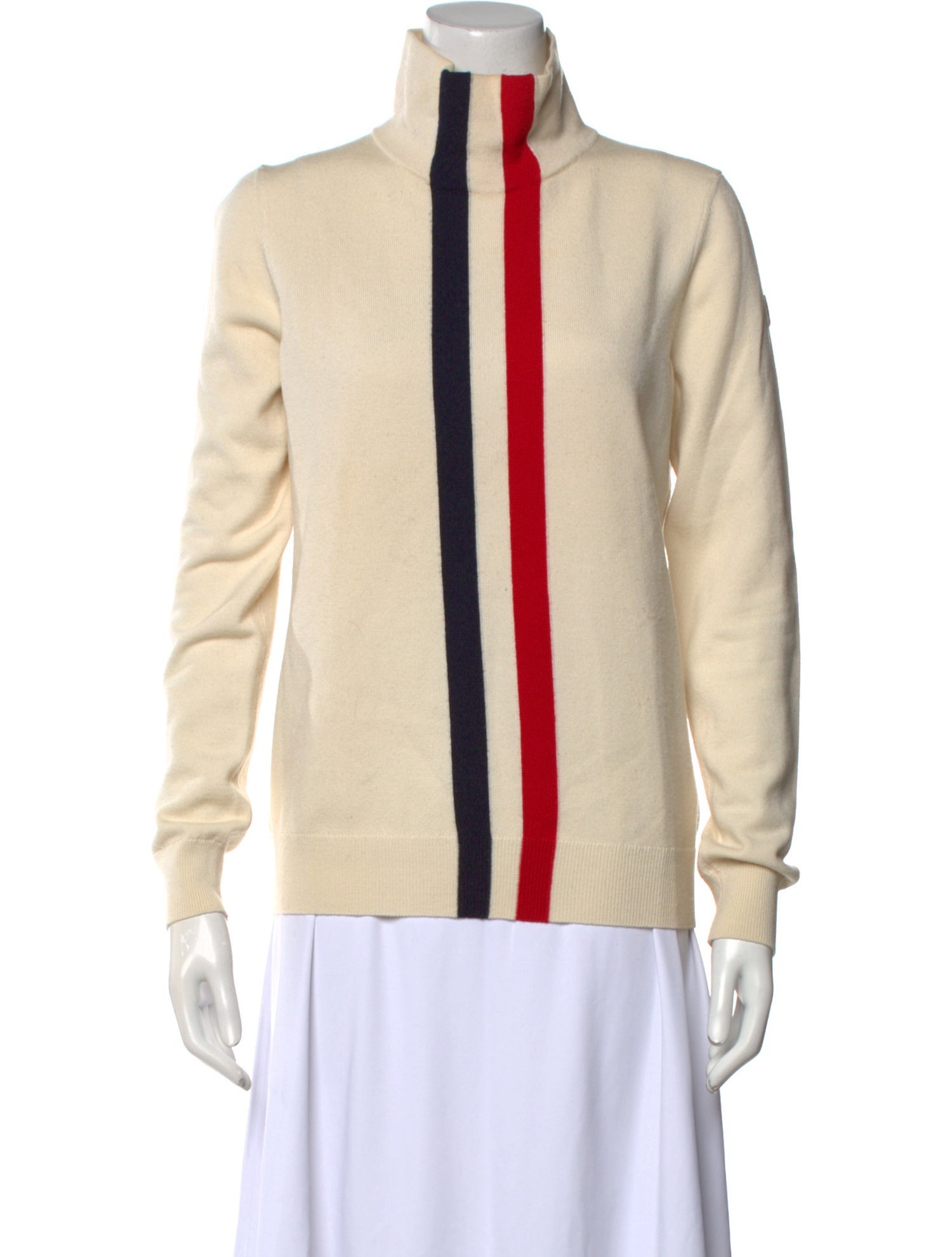 Moncler Grenoble Virgin Wool Striped Sweater