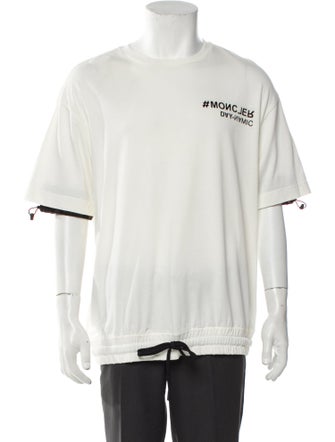 Moncler Grenoble Graphic Print Crew Neck T-Shirt