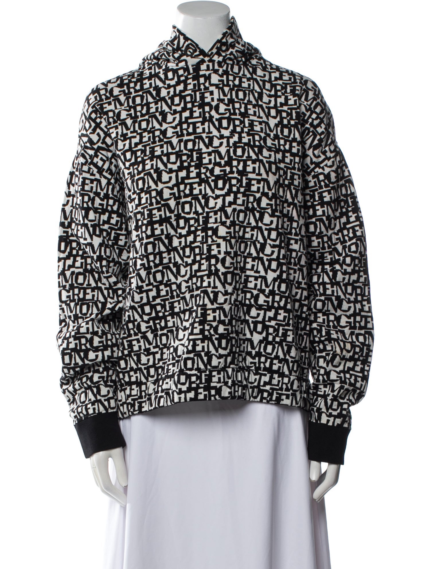 Moncler Grenoble Printed Mock Neck Sweatshirt