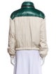 Moncler Grenoble Colorblock Pattern Bomber Jacket