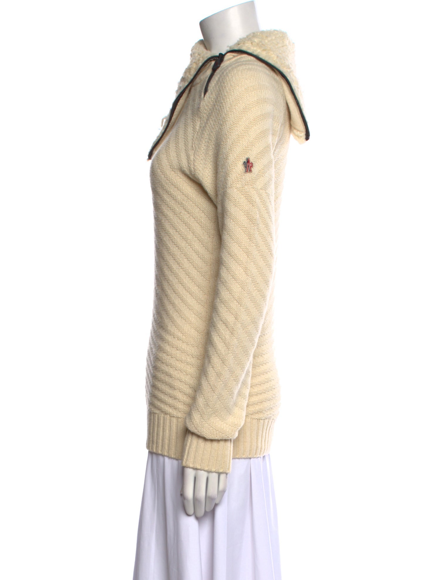 Moncler Grenoble Alpaca Cowl Neck Sweater