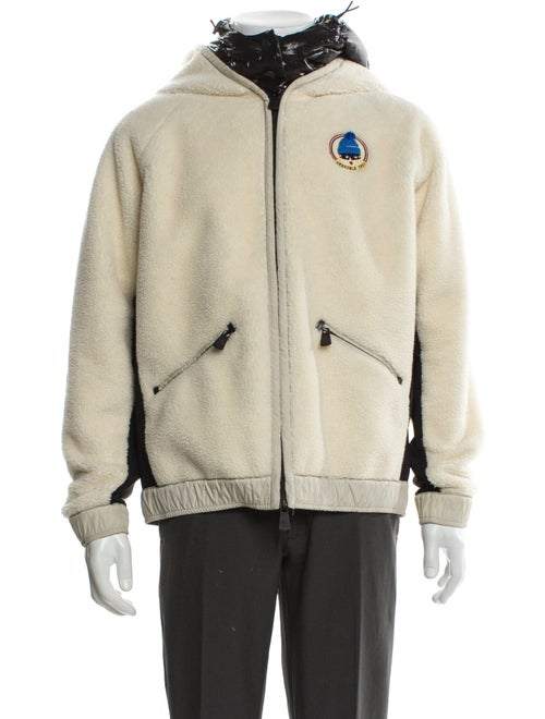 Moncler Grenoble Maglia Cardigan Fleece Hooded Bomber Jacket