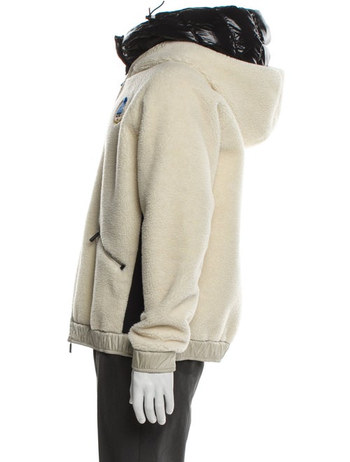 Moncler Grenoble Maglia Cardigan Fleece Hooded Bomber Jacket