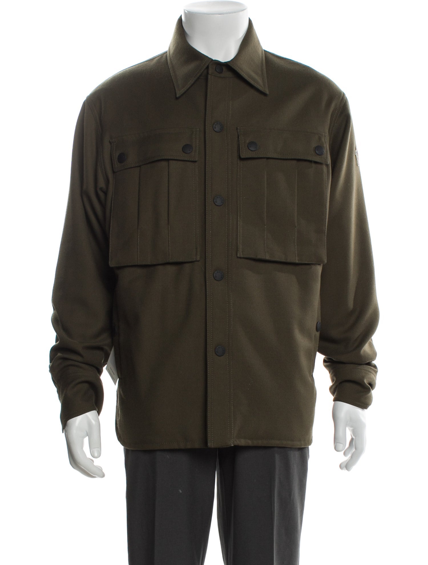 Moncler Grenoble Virgin Wool Utility Jacket