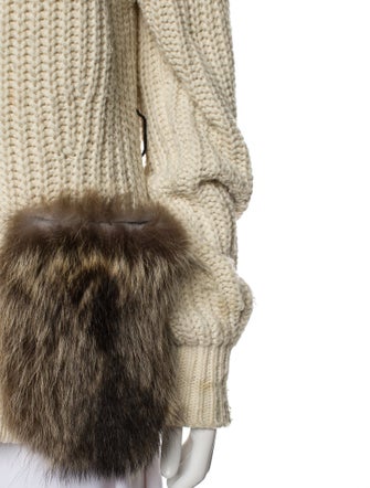 Moncler Grenoble Alpaca Mock Neck Sweater