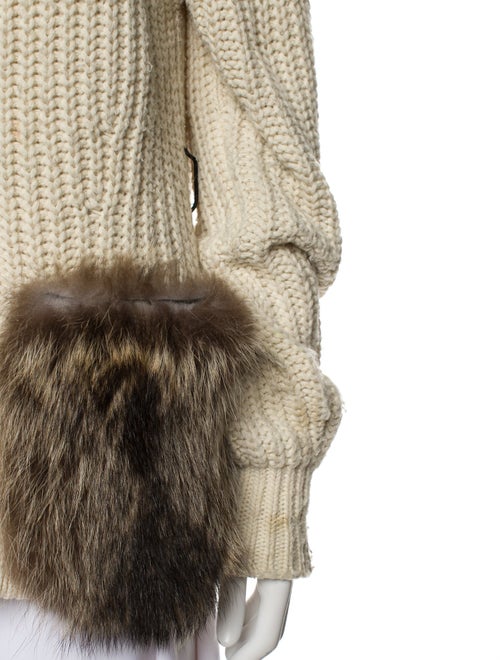 Moncler Grenoble Alpaca Mock Neck Sweater