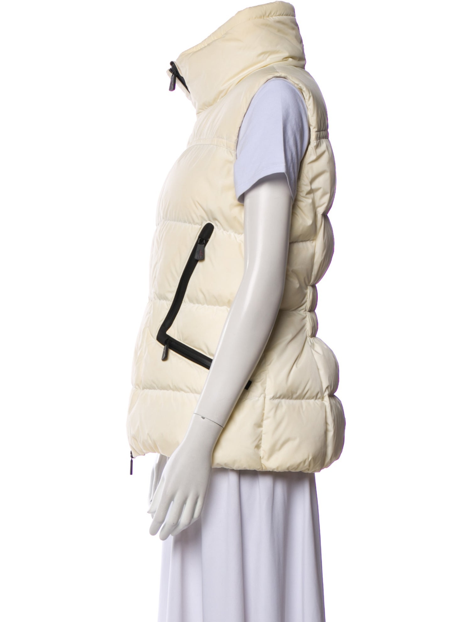 Moncler Grenoble Colorblock Pattern Down Jacket